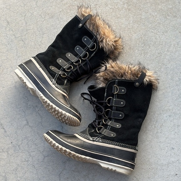 Sorel Joan of Arctic Winter Snow Boots NL1540-010 Waterproof Size 11 - Picture 1 of 9